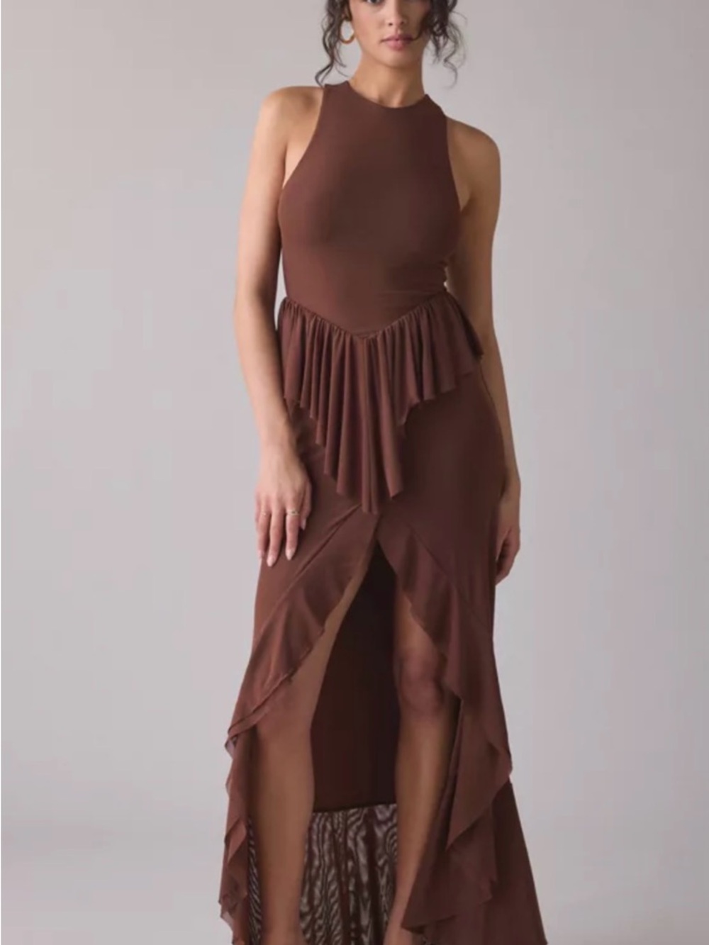 AFRM Bovina Dress Capaccino NWT - Picture 2 of 2